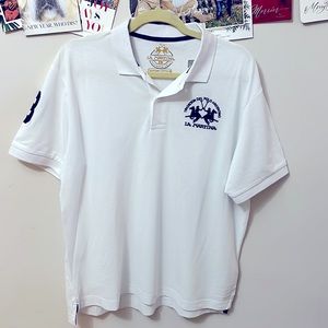 Brand New with Tags La Martina White Polo